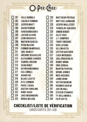 2025-26 O-Pee-Chee Base Retro Checklist #400 card