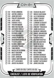2025-26 O-Pee-Chee Base Set Checklist #200 card