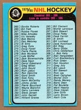 1979 O-Pee-Chee Checklist 265-396 #346 card