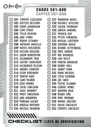 2020-21 O-Pee-Chee Base Set Checklist: 501-600 #600 card