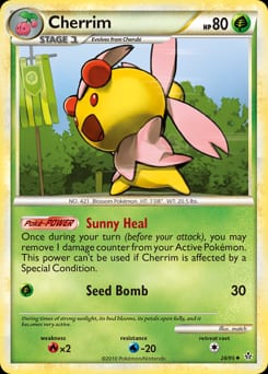 2010 HS—Unleashed Cherrim #28 card