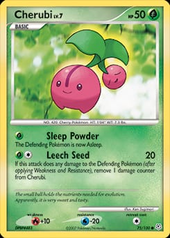 Diamond & Pearl Cherubi #75 card