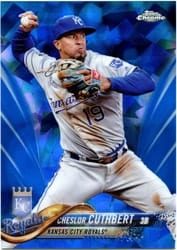 2018 Topps Chrome Sapphire Edition Base Set Cheslor Cuthbert #72 card