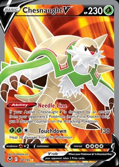 2022 Silver Tempest Chesnaught V #171 card