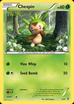 Kalos Starter Set Chespin #3 card