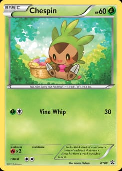 XY Black Star Promos Chespin #XY88 card