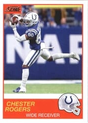 2019 Score Base Set Chester Rogers #59 card