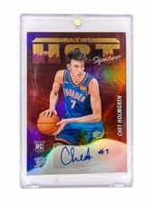 2022-23 Hoops Hot Signatures Chet Holmgren #HSR-CHG card