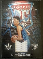 2022-23 Panini Court Kings Rookie Expression Memorabilia Chet Holmgren #REM-CHT card