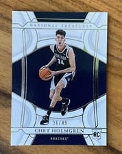 2022-23 Panini National Treasures Collegiate Base Set Chet Holmgren #3 card