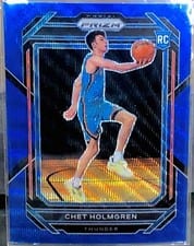 2022 Panini Prizm Chet Holmgren Blue #266 card