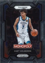 2023-24 Panini Prizm Monopoly Base Set Chet Holmgren #62 card