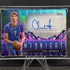 2023-24 Topps Midnight Horizon Signatures Chet Holmgren #HS-CH card