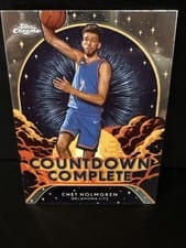 2024 Topps Chrome Countdown Complete Chet Holmgren #CC-4 card
