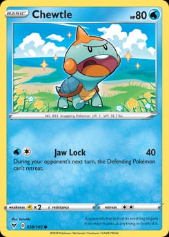 Vivid Voltage Chewtle #38 card
