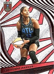 2022 Panini Revolution WNBA Base Set Cheyenne Parker #30 card