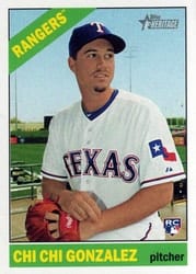 2015 Topps Heritage Base Set Chi Chi Gonzalez #507 card