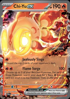 Paldea Evolved Chi-Yu ex #40 card