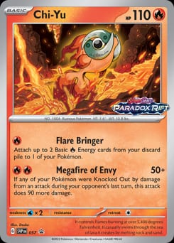 Scarlet & Violet Black Star Promos Chi-Yu #57 card