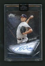 2021 Topps Chrome Black Autographs Chien-Ming Wang #CBA-CW card