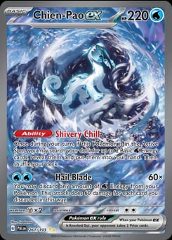 2023 Paldea Evolved Chien-Pao ex #261 card