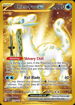 2023 Paldea Evolved Chien-Pao ex #274 card
