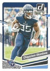 2023 Donruss Base Set Chigoziem Okonkwo #288 card