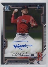 2021 Bowman Chrome Prospect Autographs Chih-Jung Liu #CPA-CL