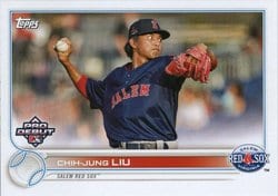 2022 Topps Pro Debut Base Set Chih-Jung Liu #PD-89 card