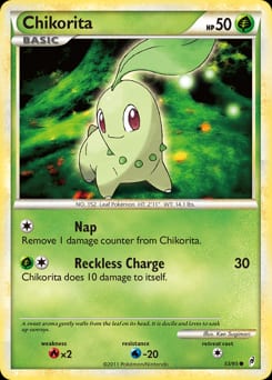 Call of Legends Chikorita #53 card