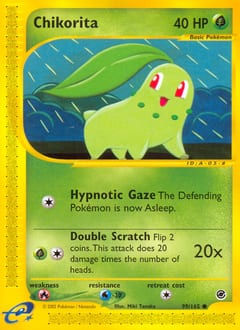 Expedition Base Set Chikorita #99 card