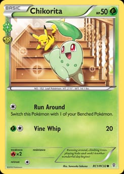 Generations Chikorita #RC1 card