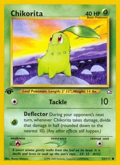 Neo Genesis Chikorita #53 card
