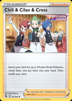 Fusion Strike Chili & Cilan & Cress #227 card