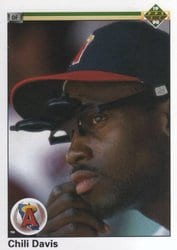 1990 Upper Deck Base Set Chili Davis #38 card