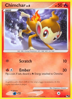 POP Series 8 Chimchar #12 card