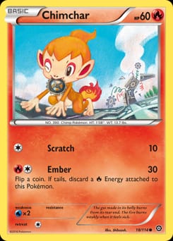 Steam Siege Chimchar #18 card