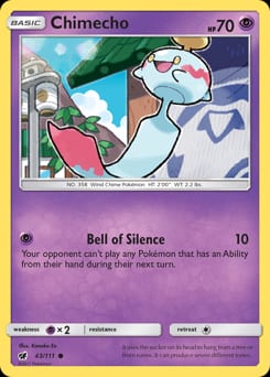 Crimson Invasion Chimecho #43 card