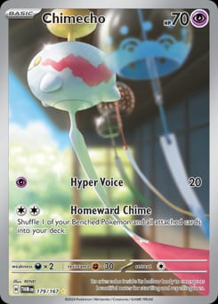 2024 Twilight Masquerade Chimecho #179 card