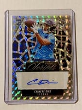 2025 Panini Mosaic Rookie Scripts Chimere Dike #RS-CDE card