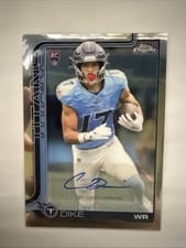 2025 Topps Chrome Retail Rookie Autographs Chimere Dike #RRA-CDI card