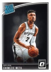 2018-19 Donruss Optic Base Set Chimezie Metu #195 card