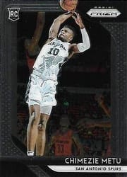 2018-19 Panini Prizm Base Set Chimezie Metu #241 card