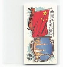 2024 Topps Allen & Ginter Flags of the World Mini China #FOTW-6 card