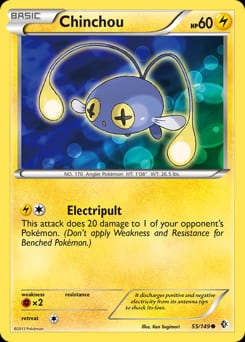 Boundaries Crossed Chinchou #55 card