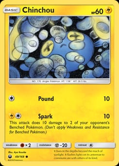 Celestial Storm Chinchou #49 card
