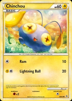 HS—Unleashed Chinchou #48 card