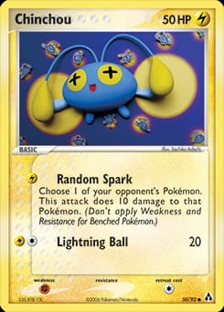 Legend Maker Chinchou #50 card