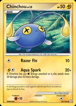 Legends Awakened Chinchou #88 card