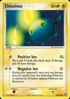 Power Keepers Chinchou #49 card